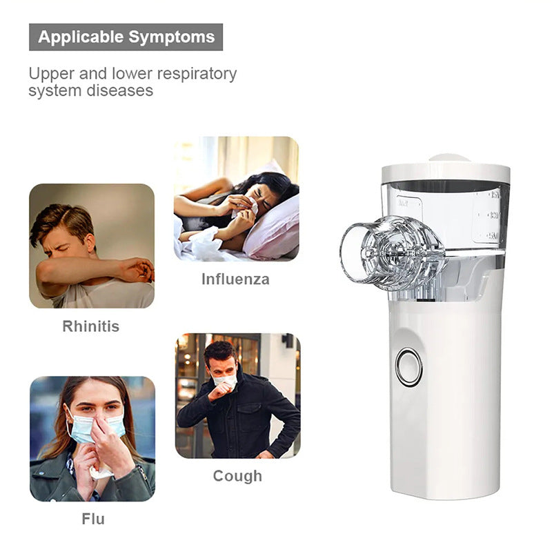 Ultrasonic Rechargeable Handheld Portable Mesh Nebulizer